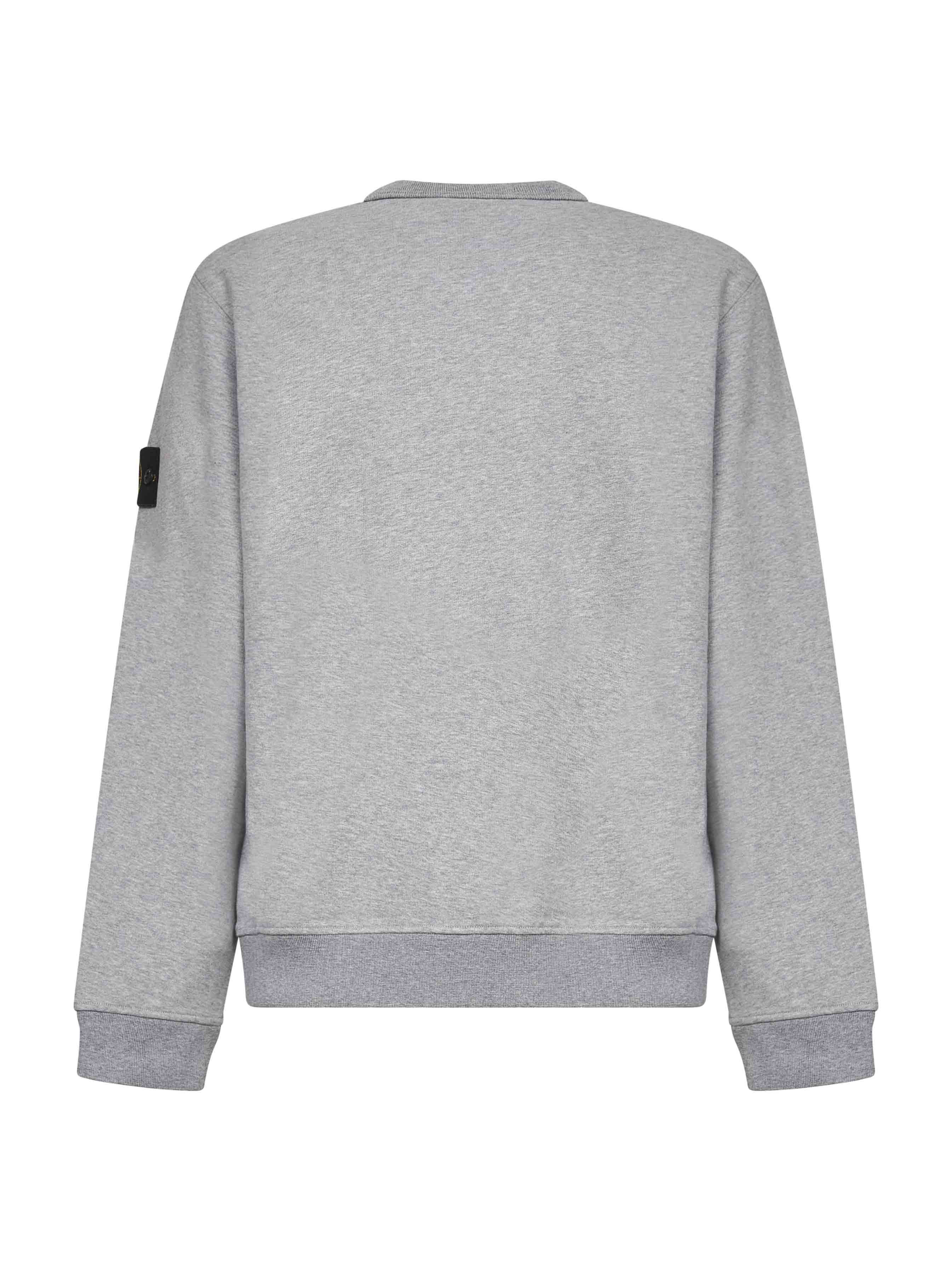 Grey brushed organic cotton sweatshirt - 2