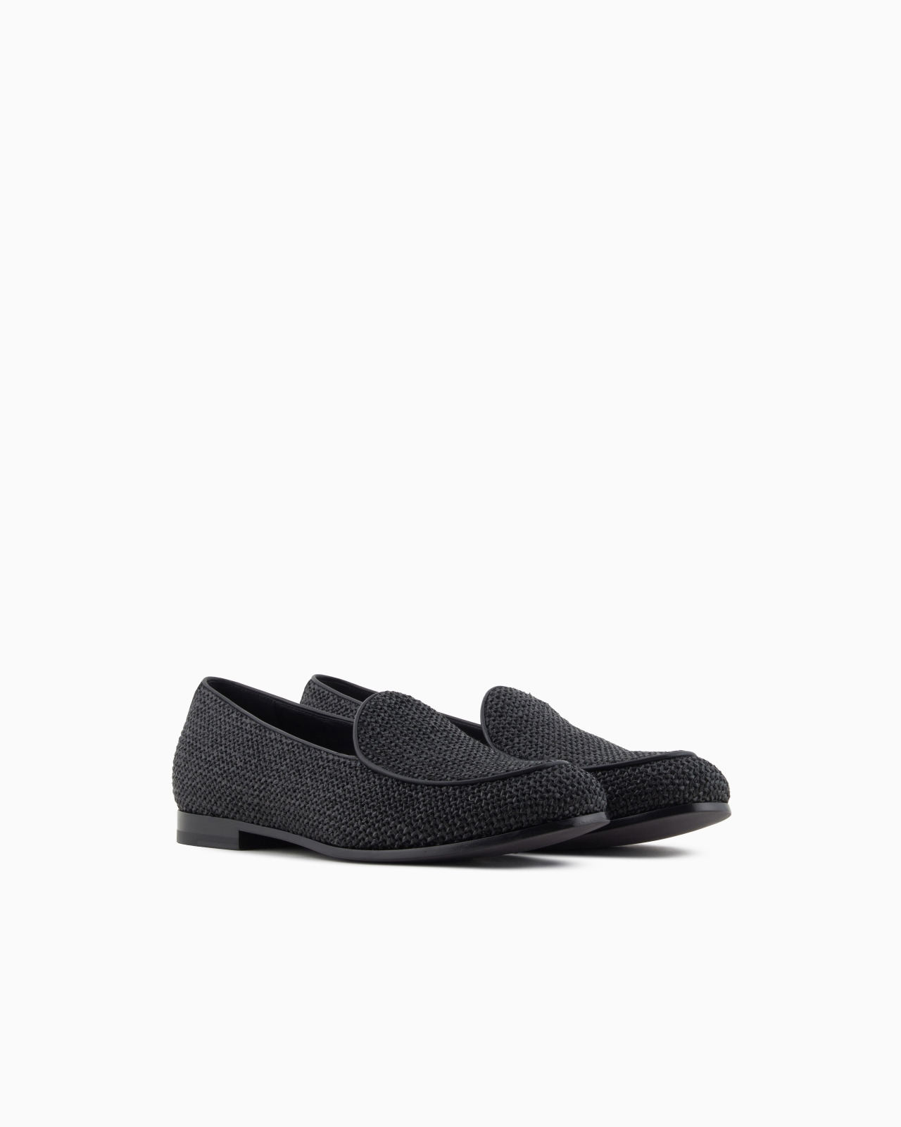 BRAIDED RAFFIA LOAFERS - 2