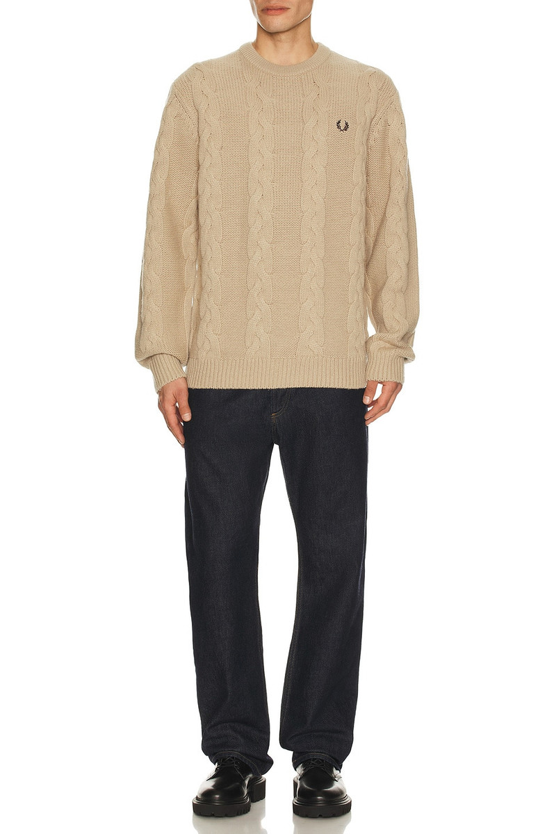 Fred Perry Chunky Cable Knit Jumper outlook