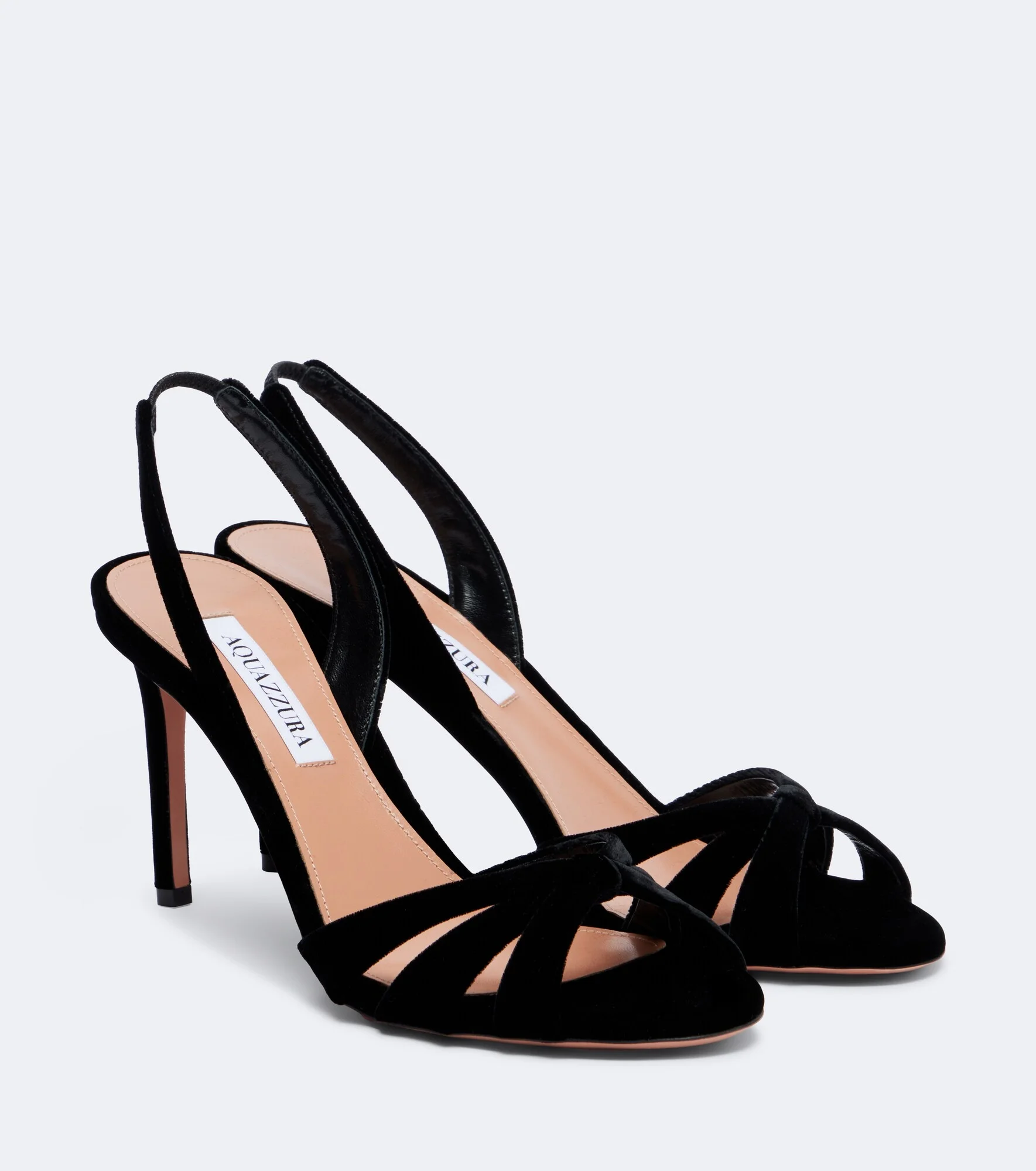 Tati velvet slingback sandals - 1