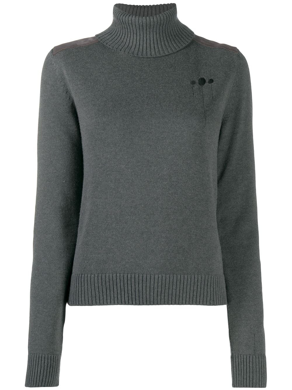 distressed cashmere jumper - 1