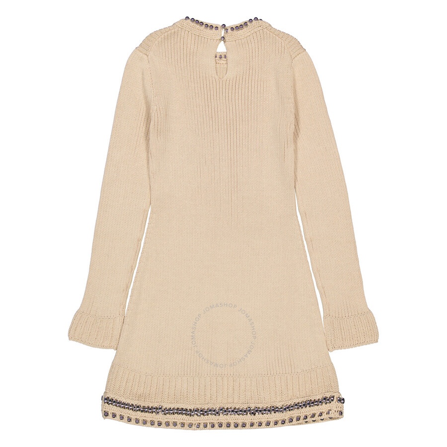 Rabanne Open Knit Embellished Mini Dress - 2