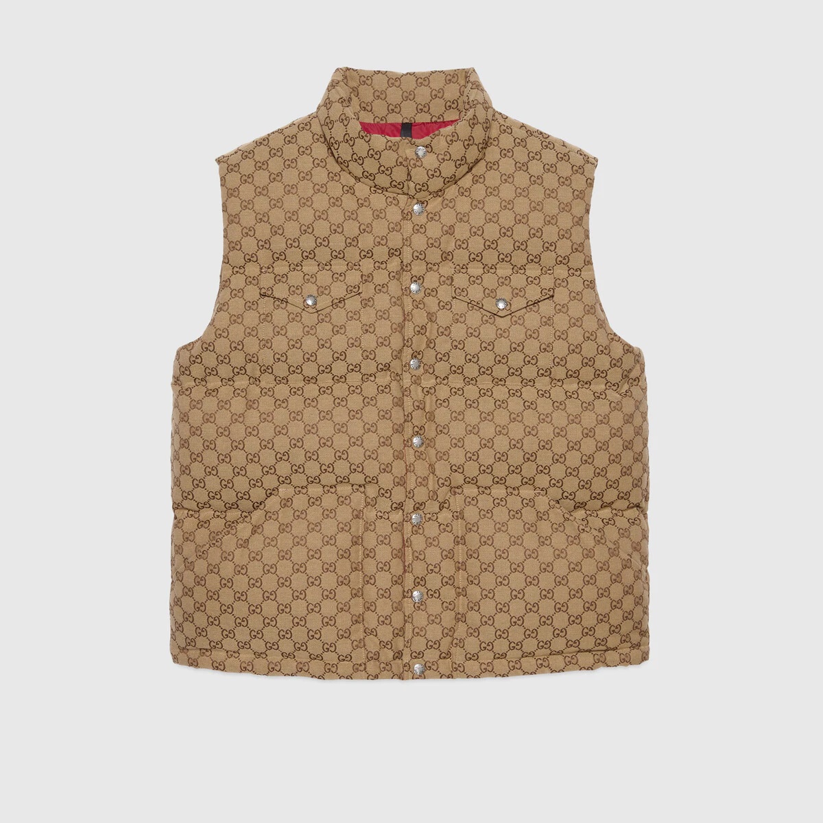 GUCCI The North Face x Gucci down vest | REVERSIBLE