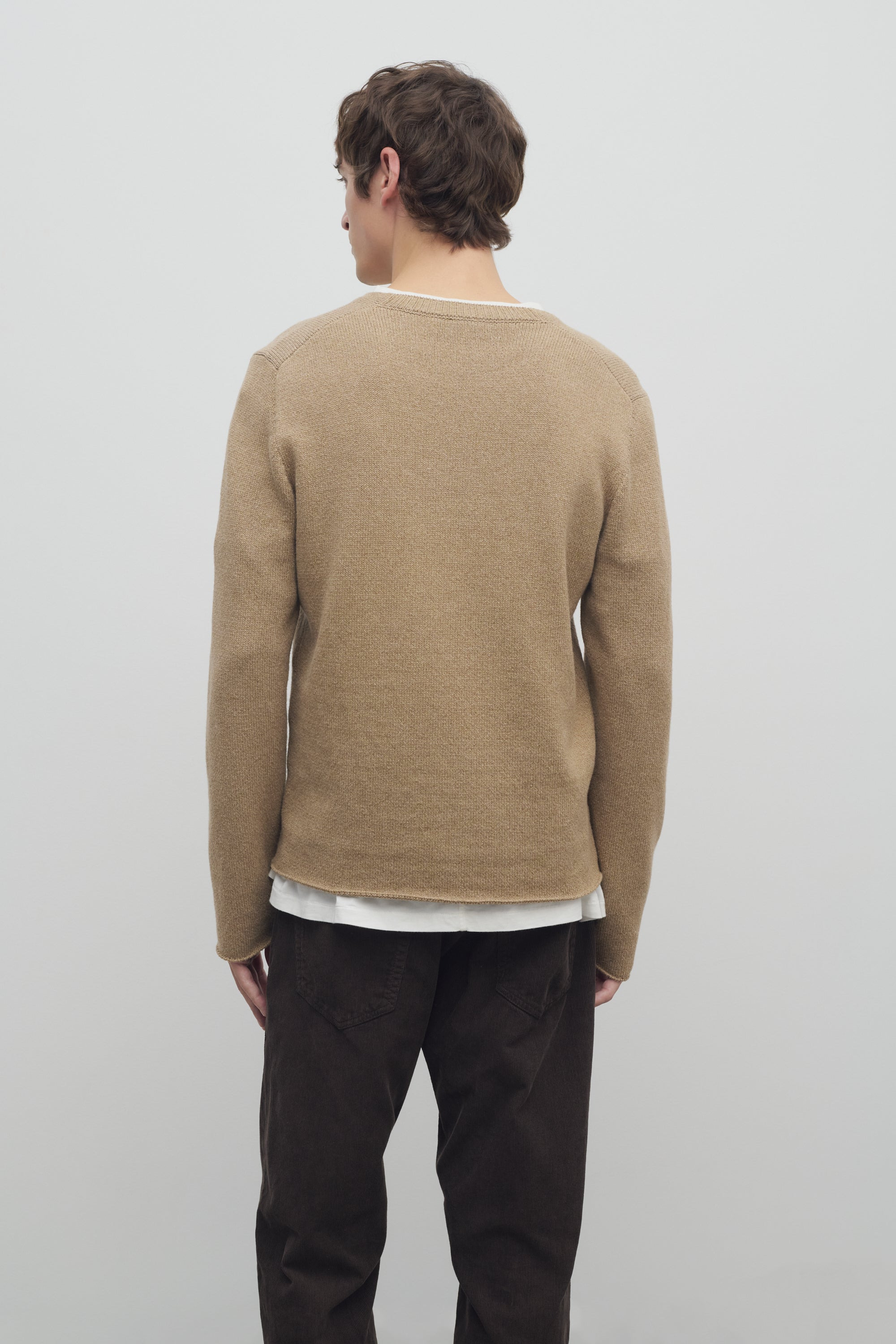 Shai Sweater in Virgin Wool and Cotton - 5
