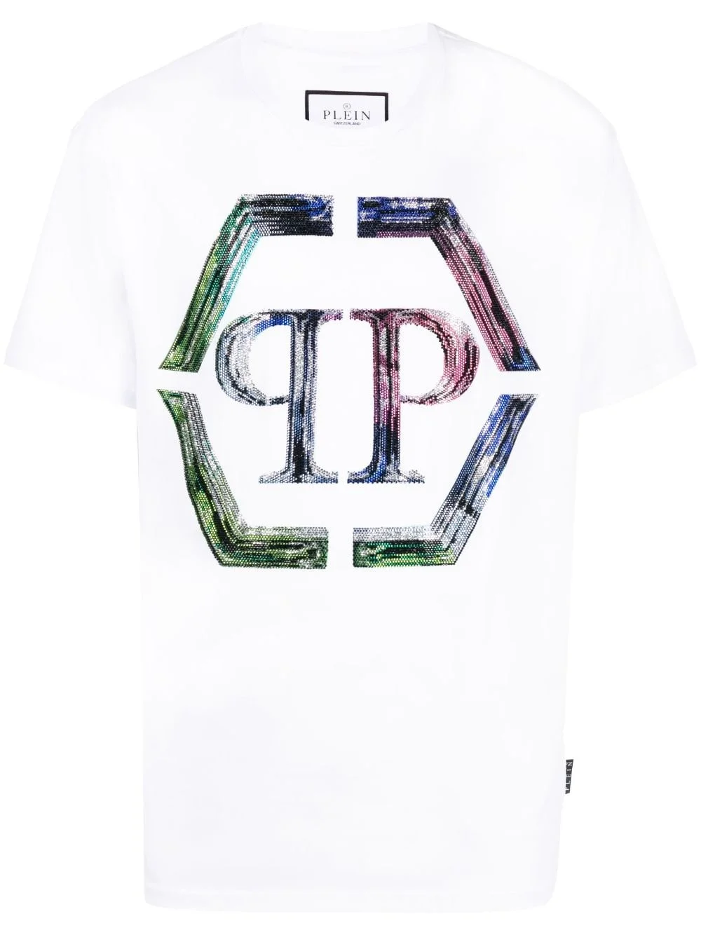logo-print short-sleeve T-shirt - 1