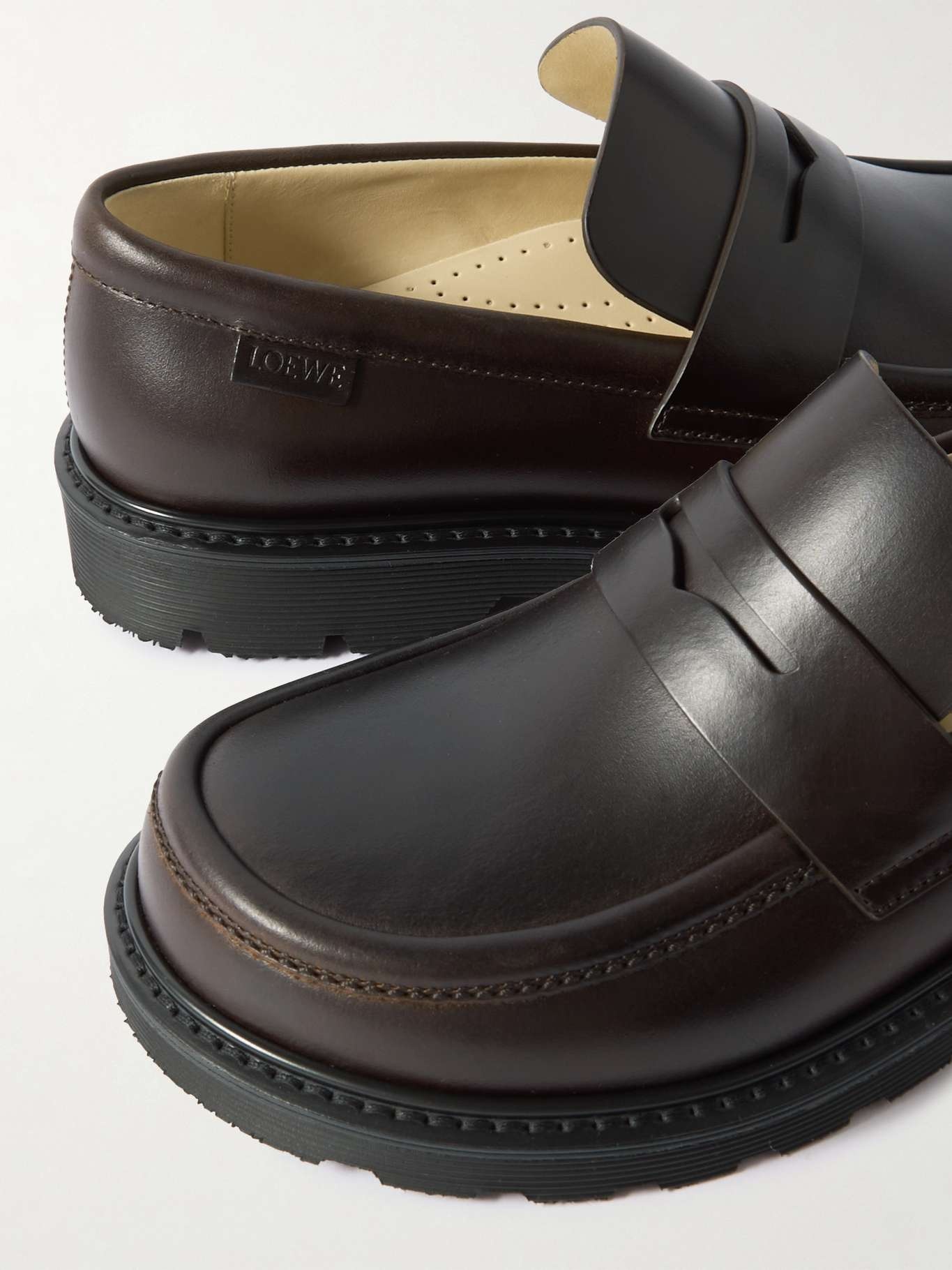 ショートブーツ・ブーティ LOEWE BLAZE LOAFERS Loewe Blaze leather loafers | netaporter | REVERSIBLE