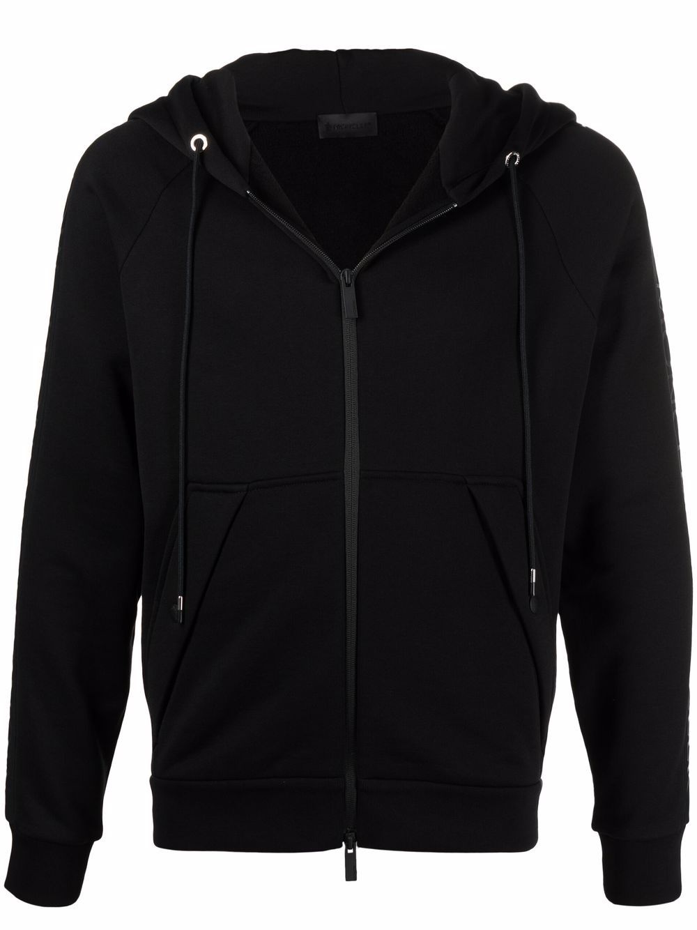 cotton zipped hoodie - 1