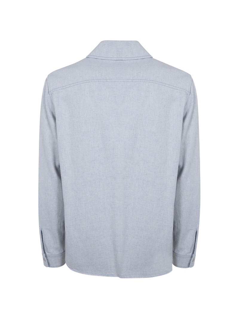 Aspesi zip-up patch-pocket overshirt outlook