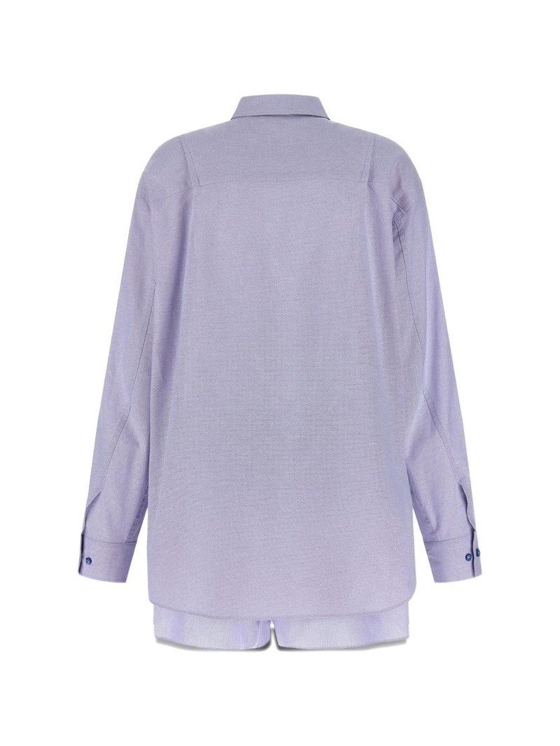 button shorts and shirt set 3