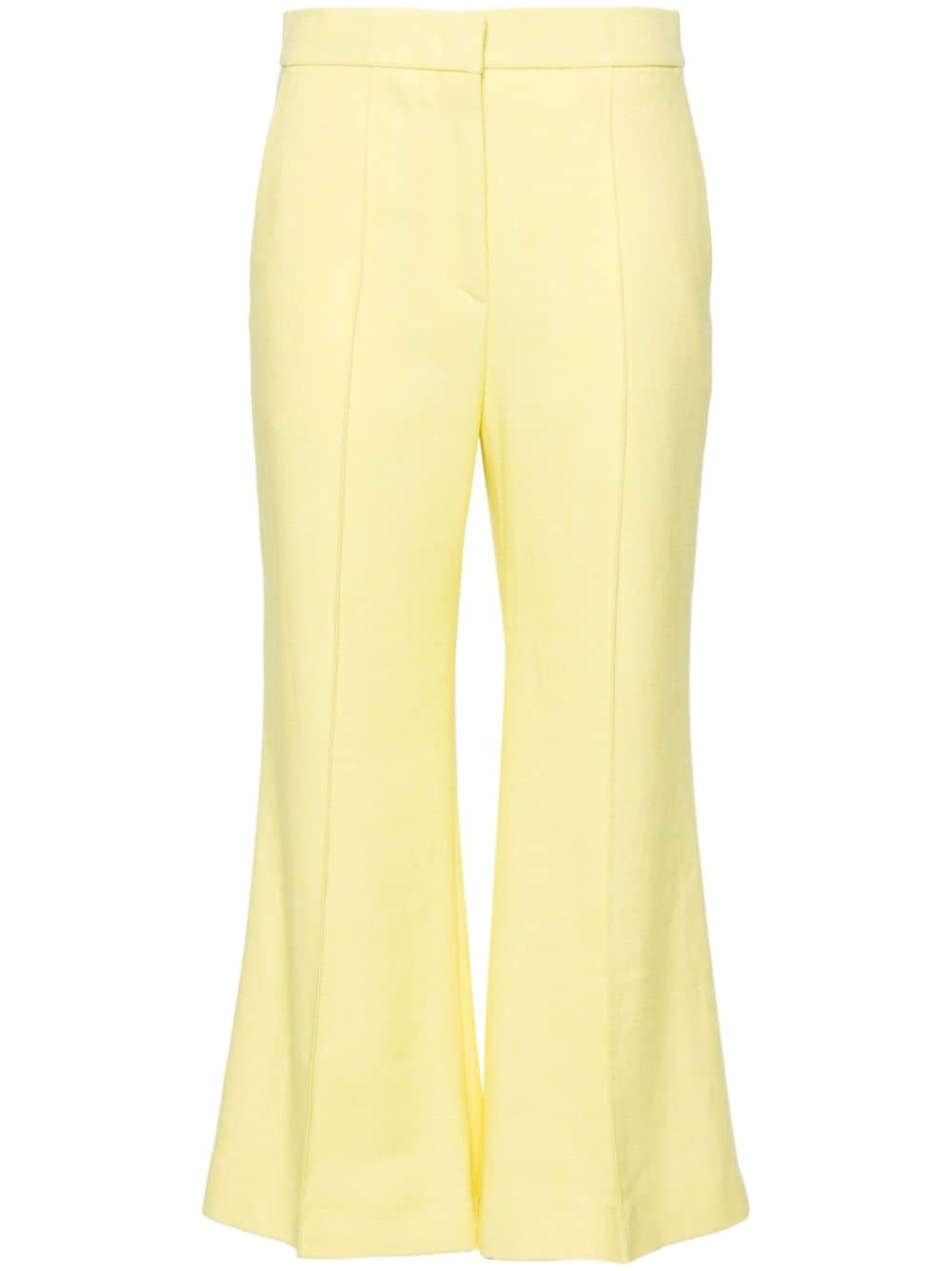 mid-rise cropped trousers - 1