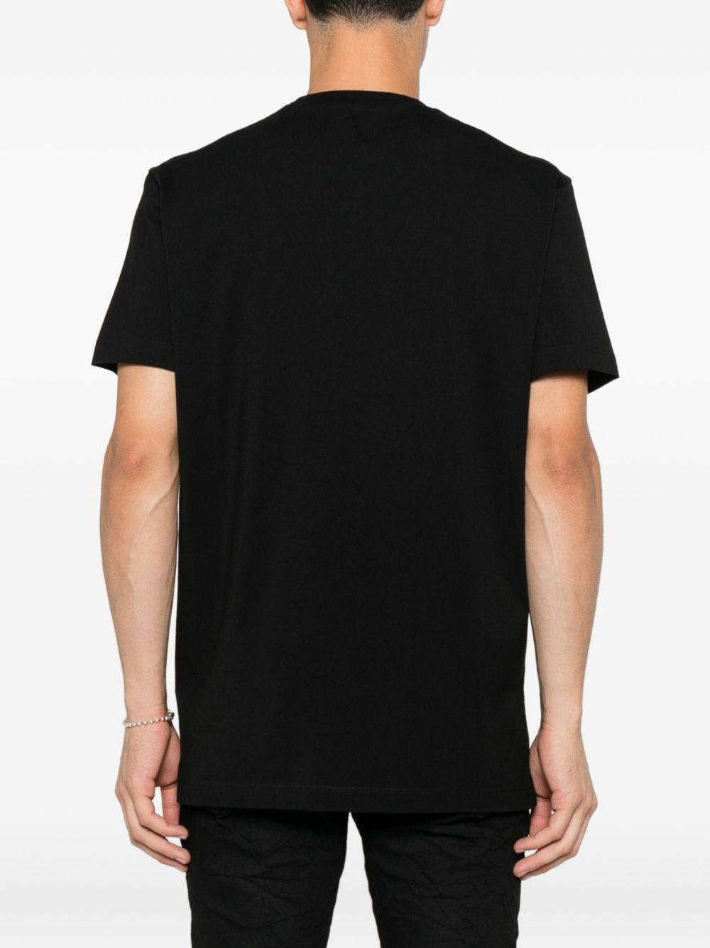 logo-print cotton T-shirt - 3