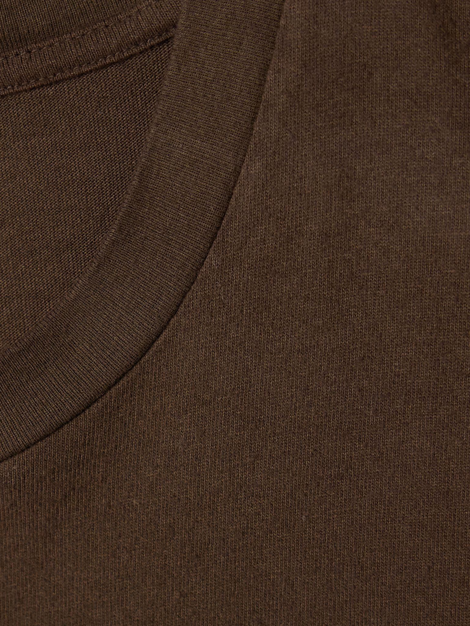 Lavinia cotton-jersey T-shirt Brown - 4