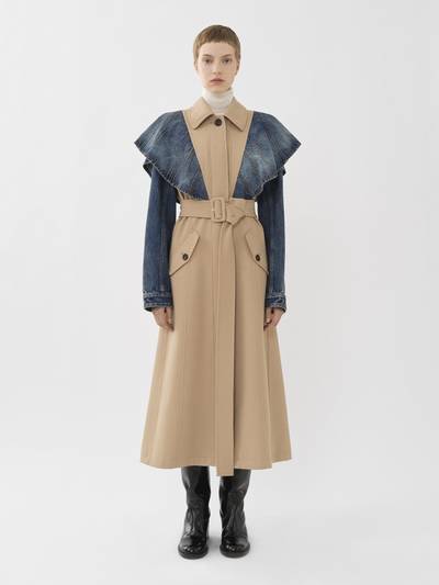 Chloé BIMATERIAL TRENCH COAT outlook