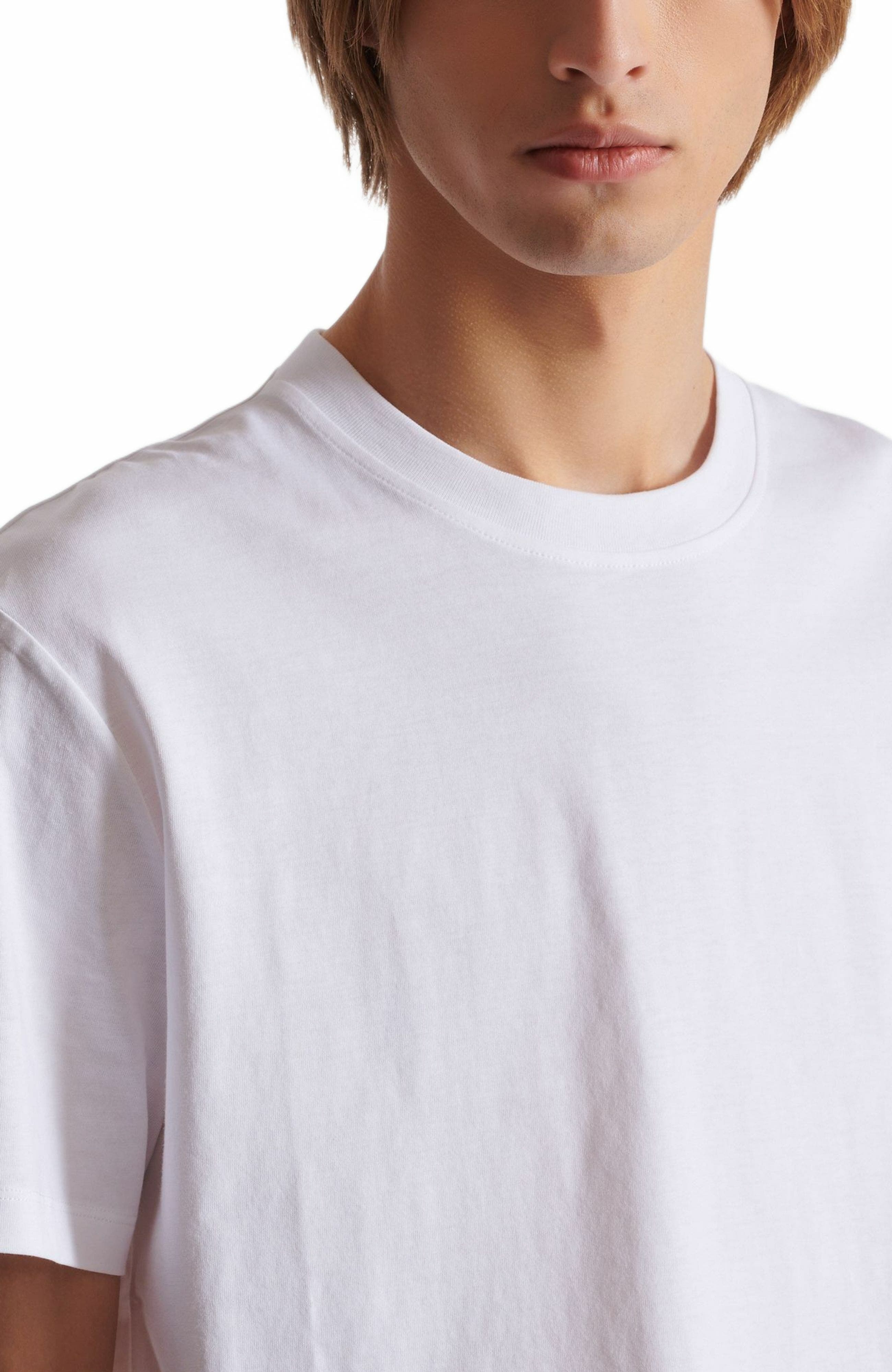Small Balmain Stamp printed T-shirt in White at Nordstrom - 6
