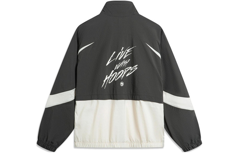 Li-Ning Li-Ning BadFive Graphic Jacket 'Grey White' AFDU419-6 outlook