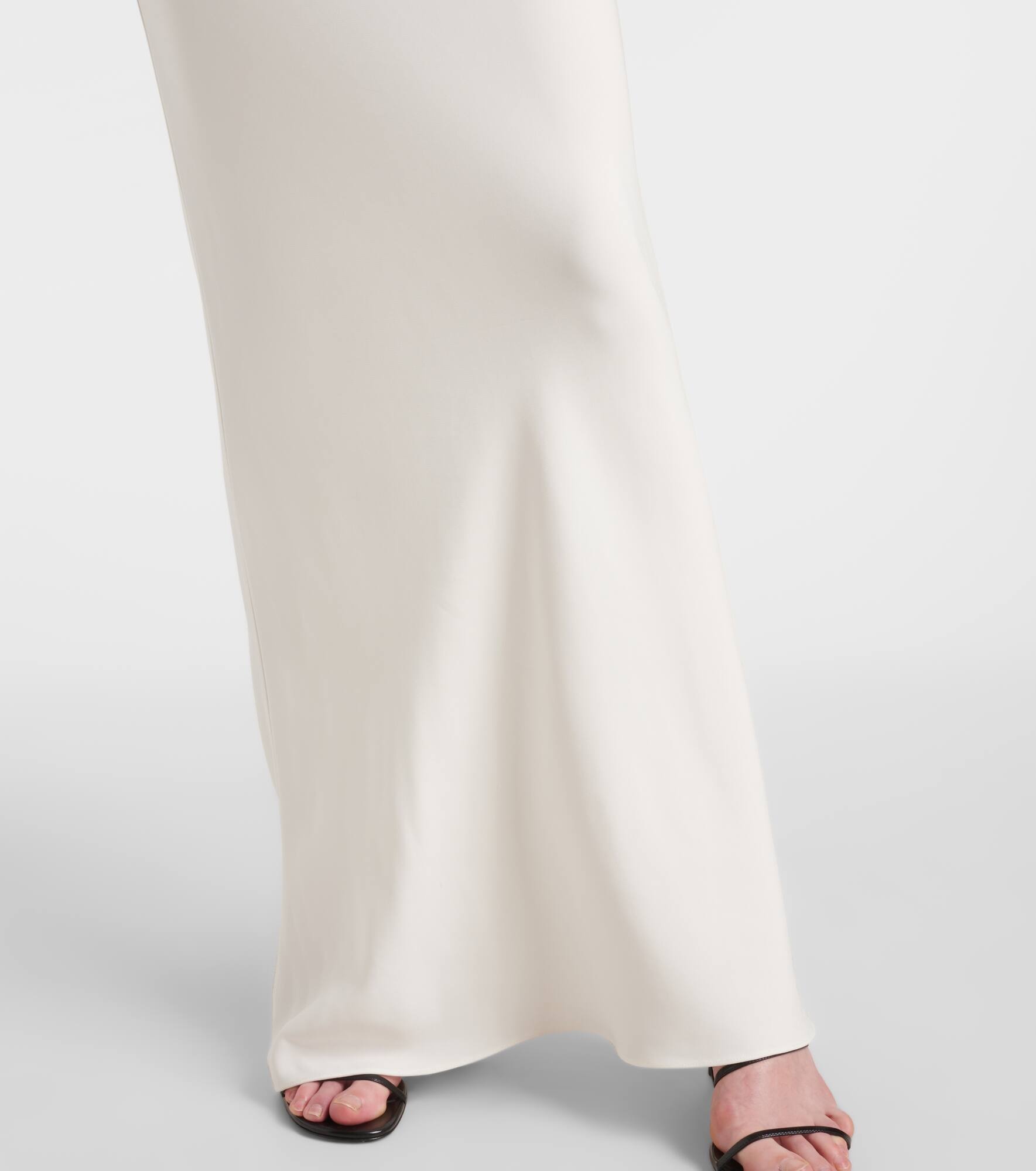 Lace-trimmed maxi dress - 6