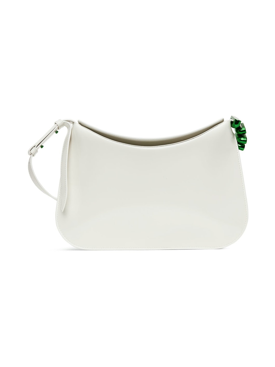 White Flap Shoulder Bag - 2
