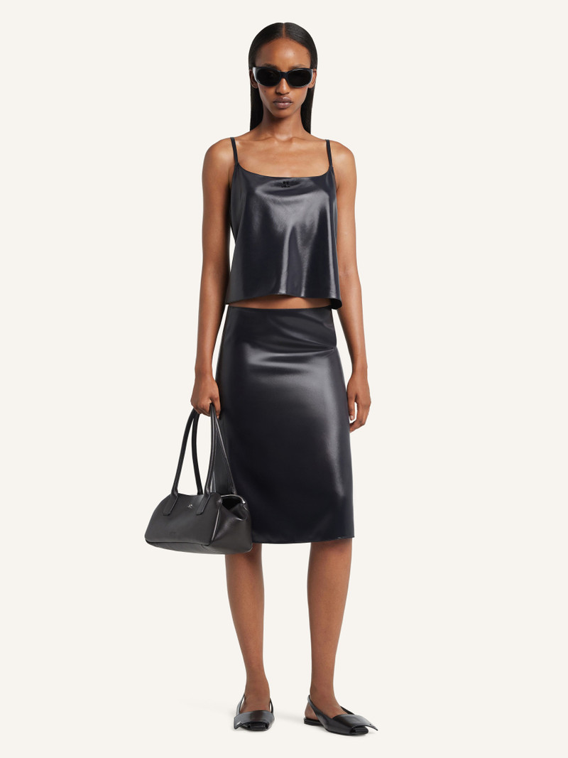 courrèges GLOSSY MIDI SKIRT outlook