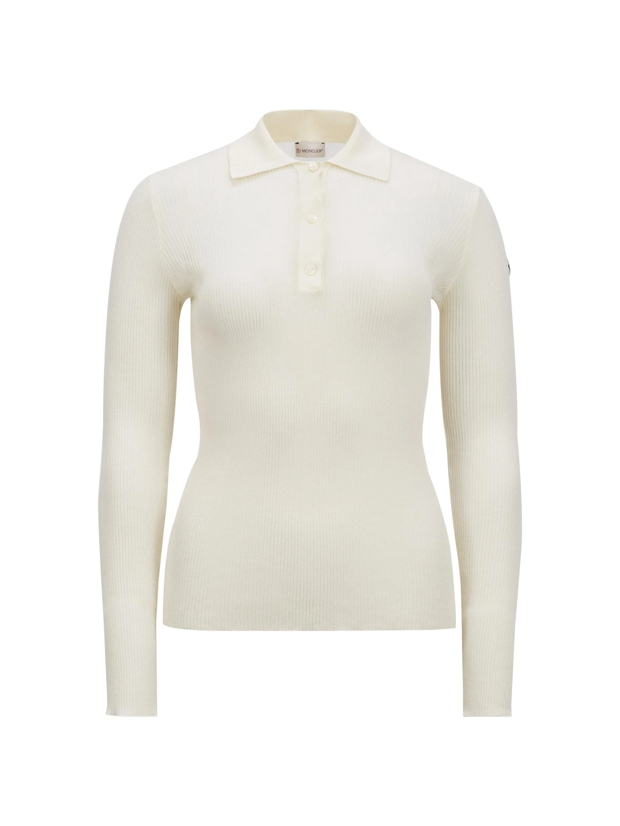 Women's Sweater in Cotton & Nylon - White - 1