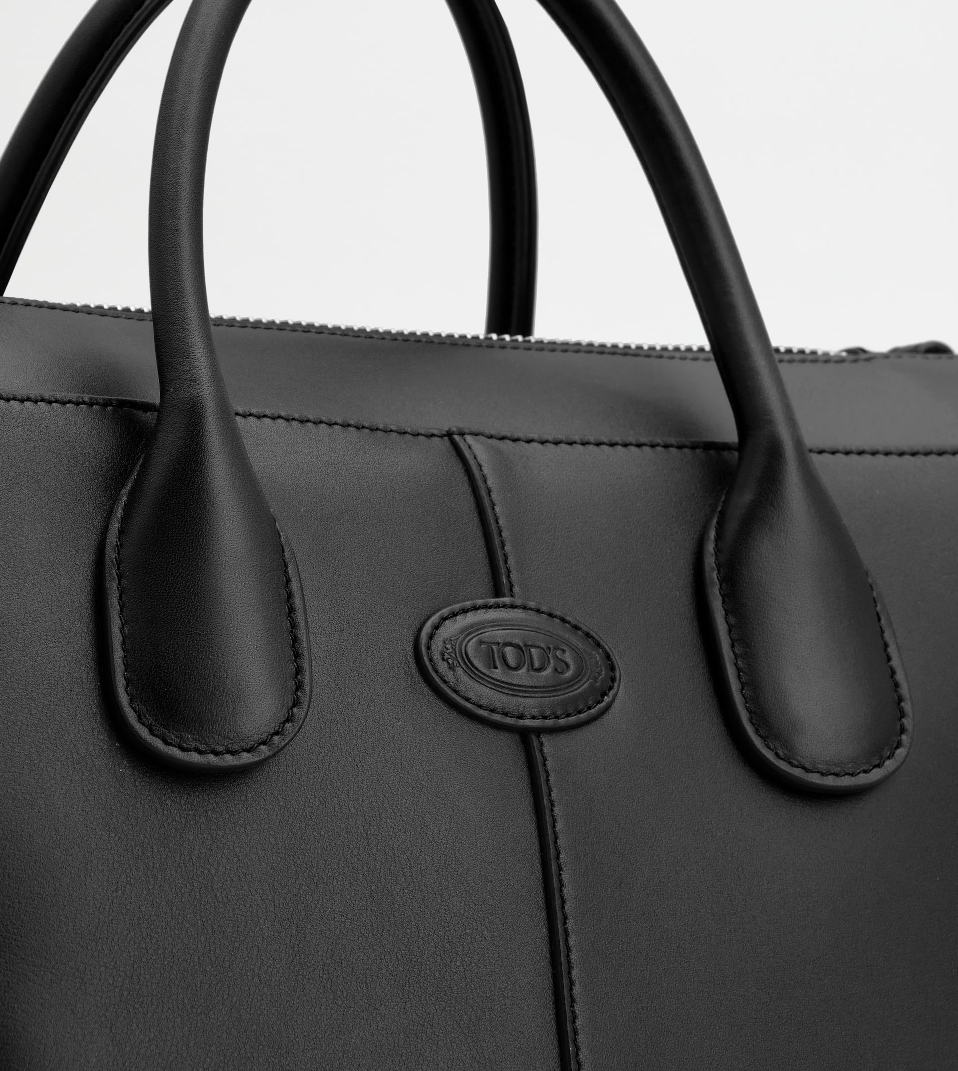 TOD'S DI BAG IN LEATHER SMALL - SPECIAL VERSION - BLACK - 5