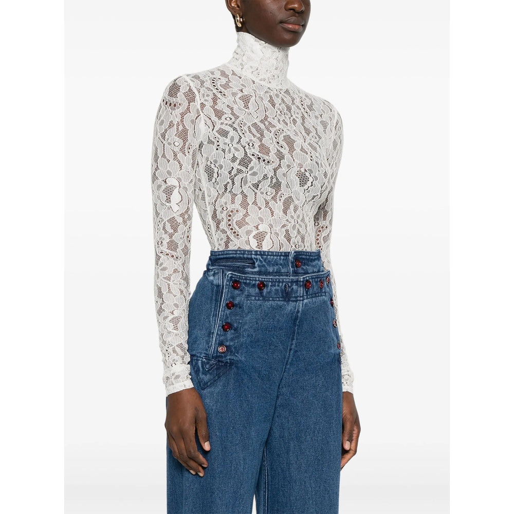 Valentino White Tops - T-Shirts & Jerseys Women - 5