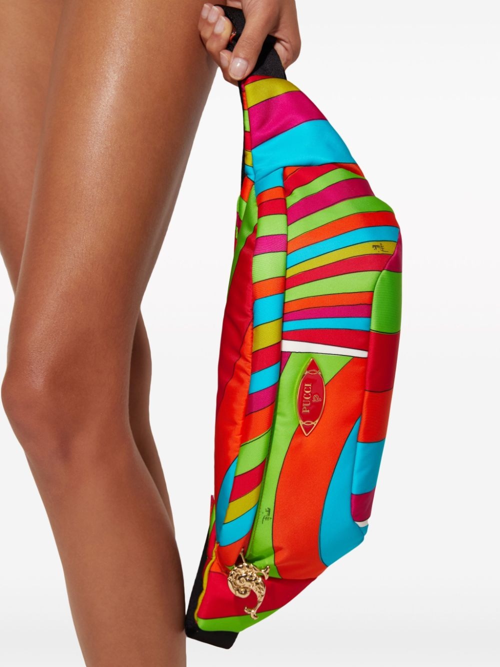 Yummy Iride-print belt bag - 5