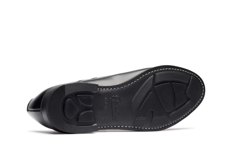 Chelsea Black Silk - Rubber Sole 5