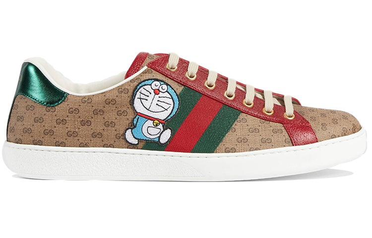Doraemon x Gucci Ace Series Shoes/Sneakers Ebony 655021-2SZ10-9765 - 2