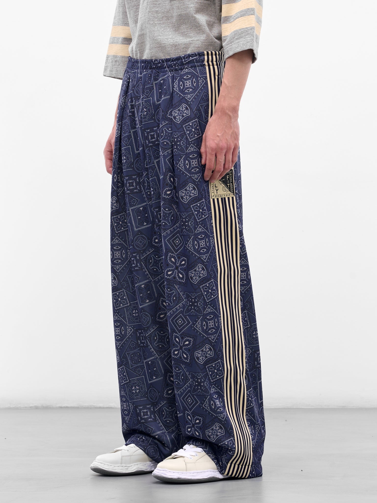 Navy Cookie Bandana Tracksuit Pants - 2