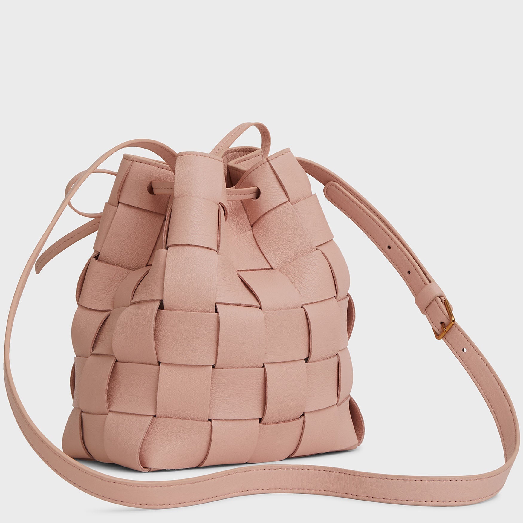 Mansur Gavriel Mini Upcycled Woven Bucket Bag - Farfetch