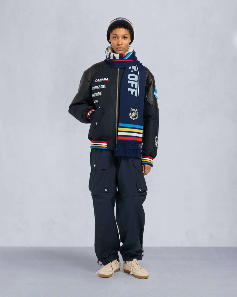 MOOSE KNUCKLES MOOSE KNUCKLES X NHL 4 NATIONS FACE-OFF BOMBER JACKET outlook