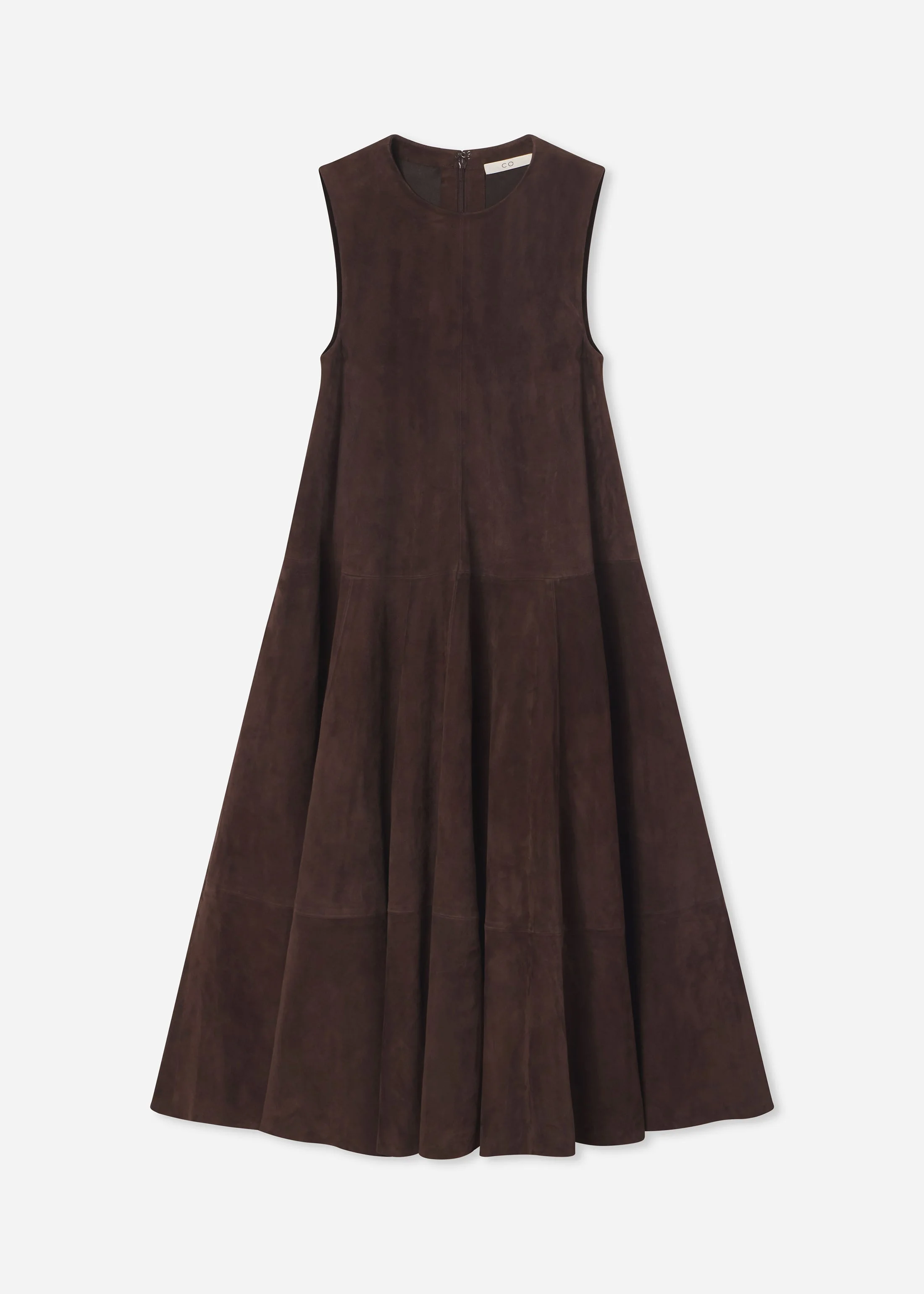 Aline Tank Dress in Suede - 1