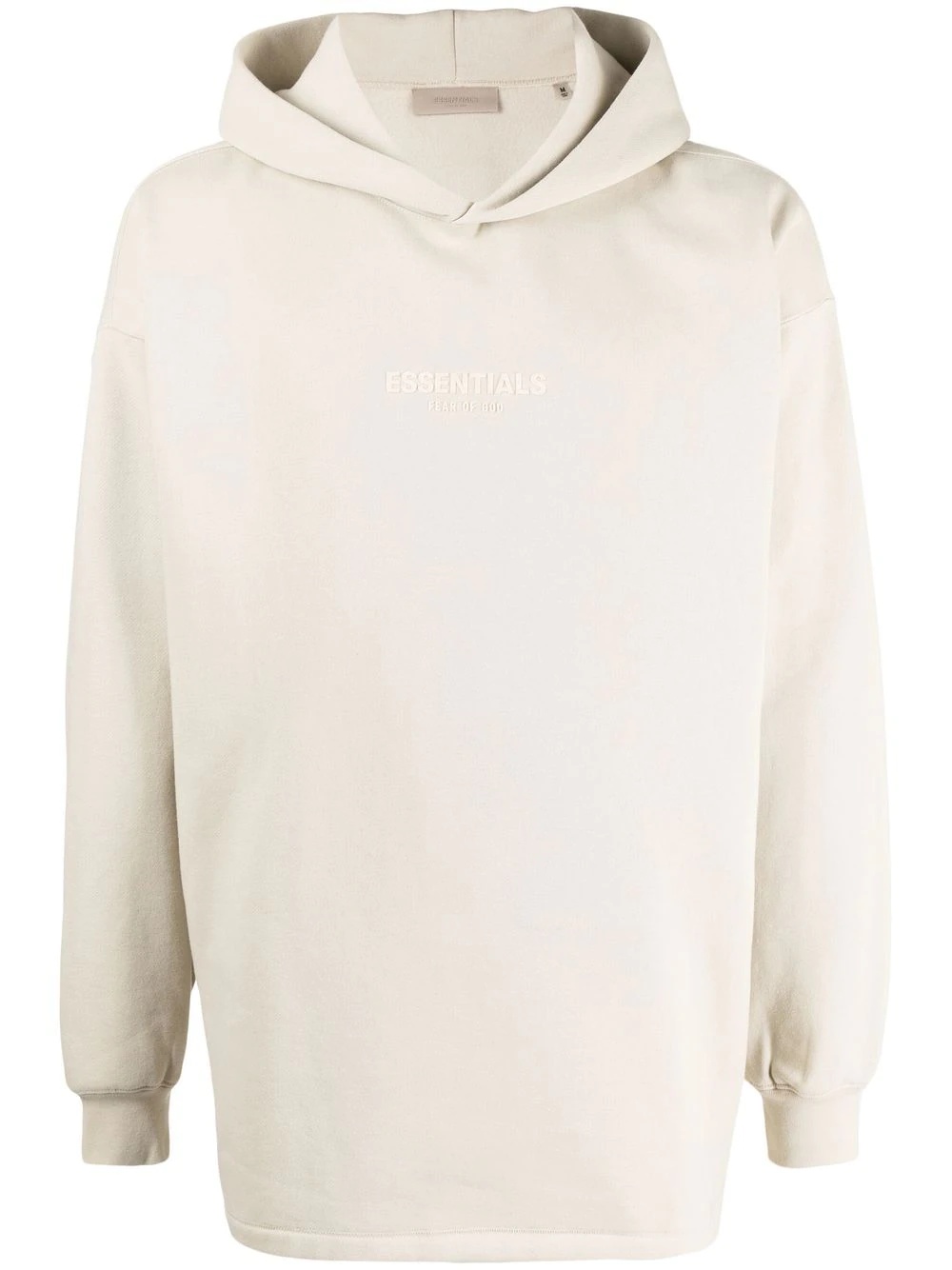 debossed-logo detail hoodie - 1