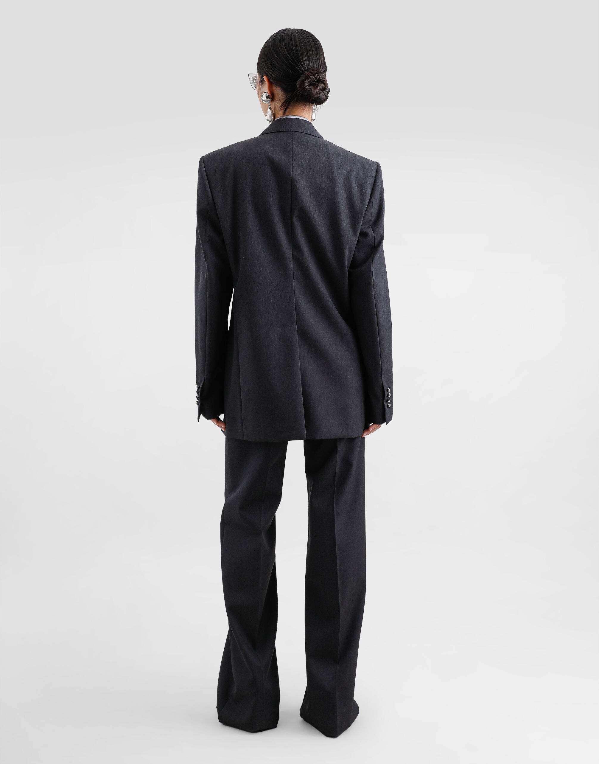 Flared woolen pants - 3