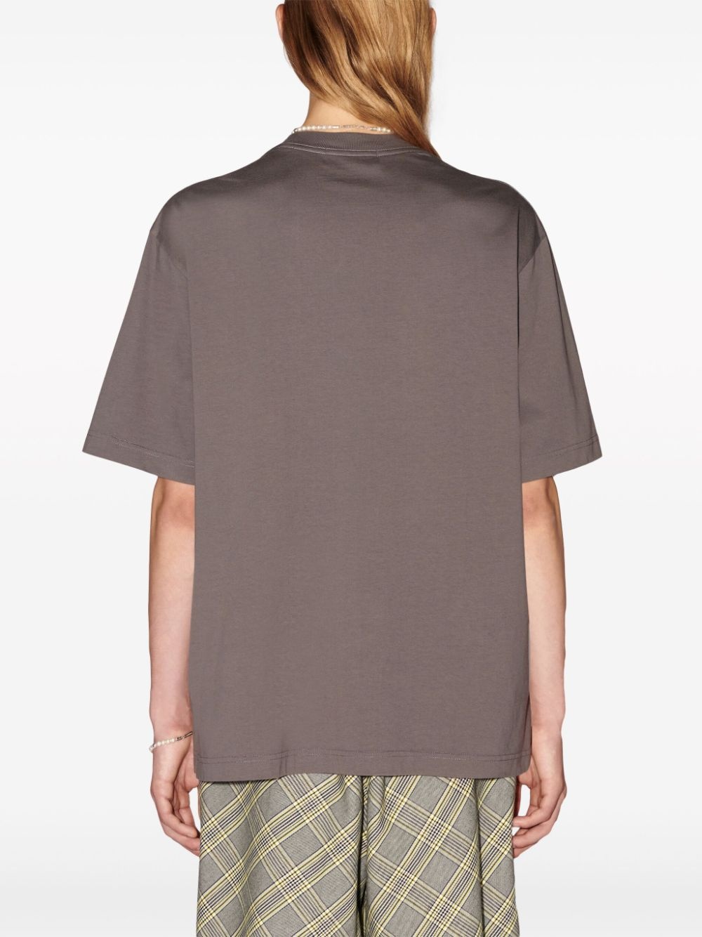 emblem-print organic-cotton T-shirt - 5