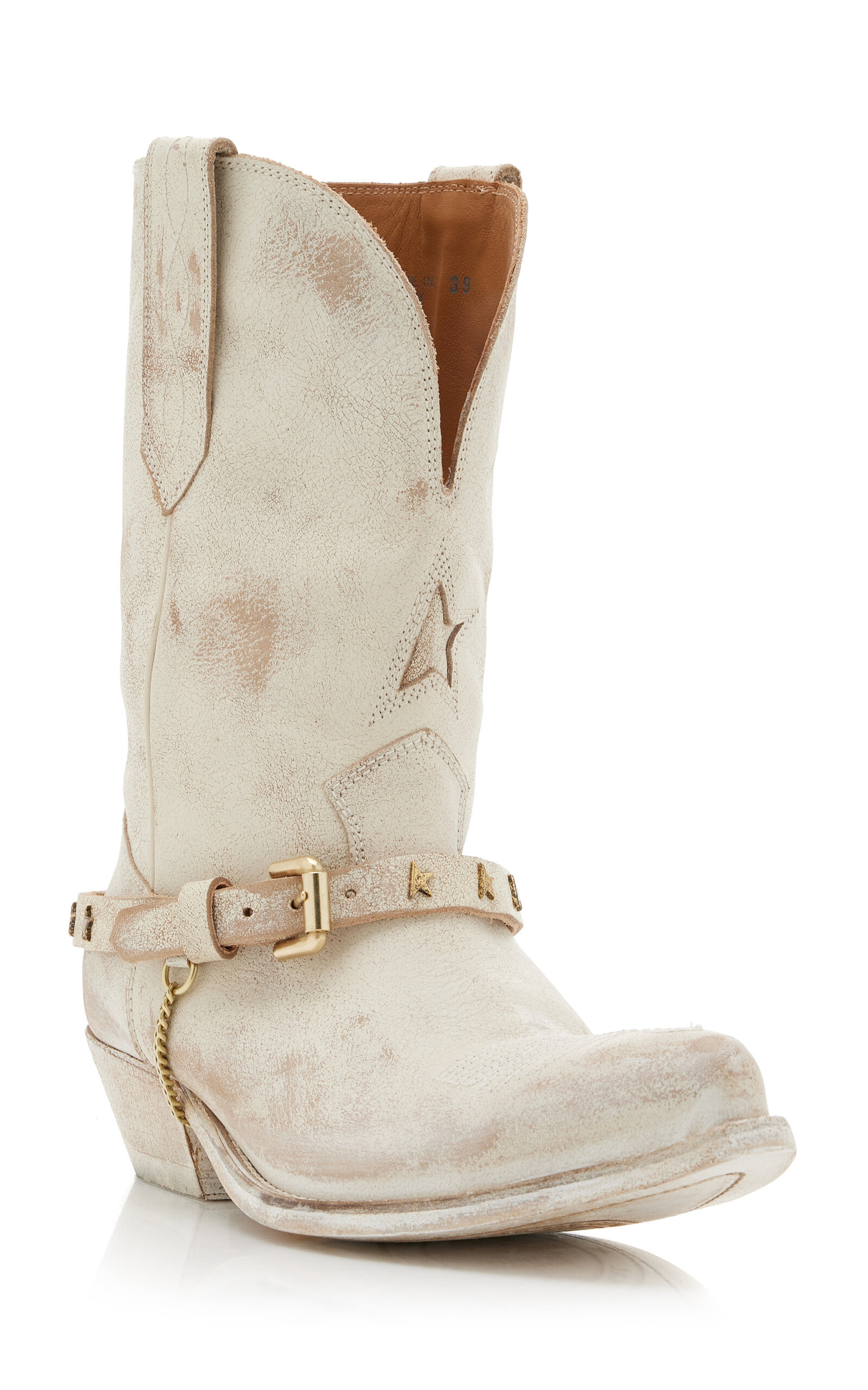Wish Star Leather Boots white - 5