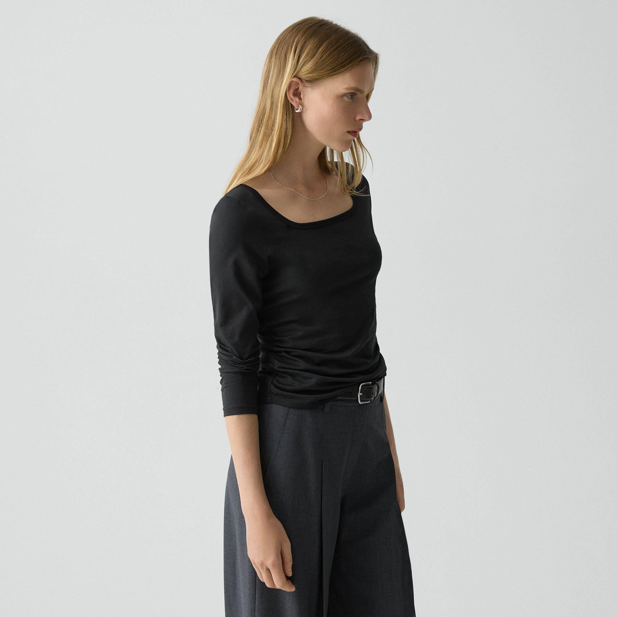 Square Neck Tee in Certified Organic Cotton - 3