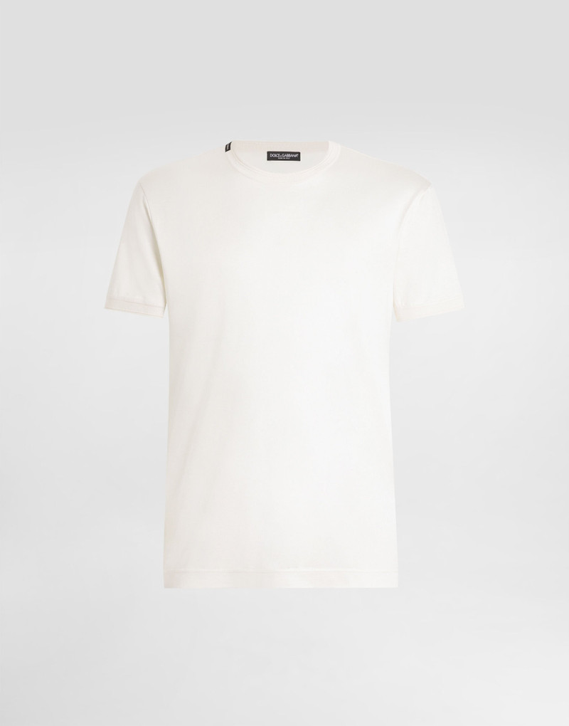 Short-sleeved silk t-shirt 1