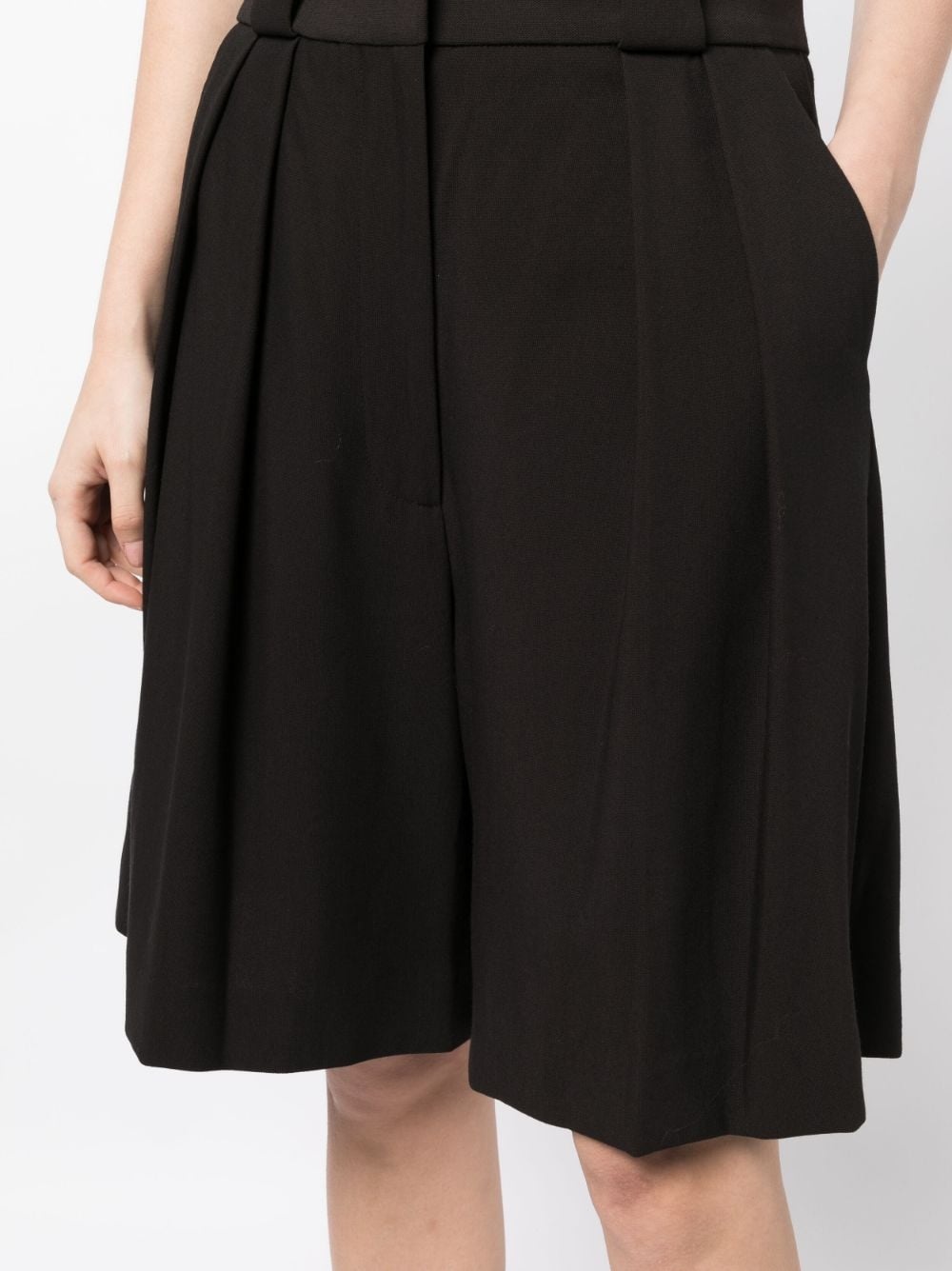 Rillo wide-leg pleated shorts - 5