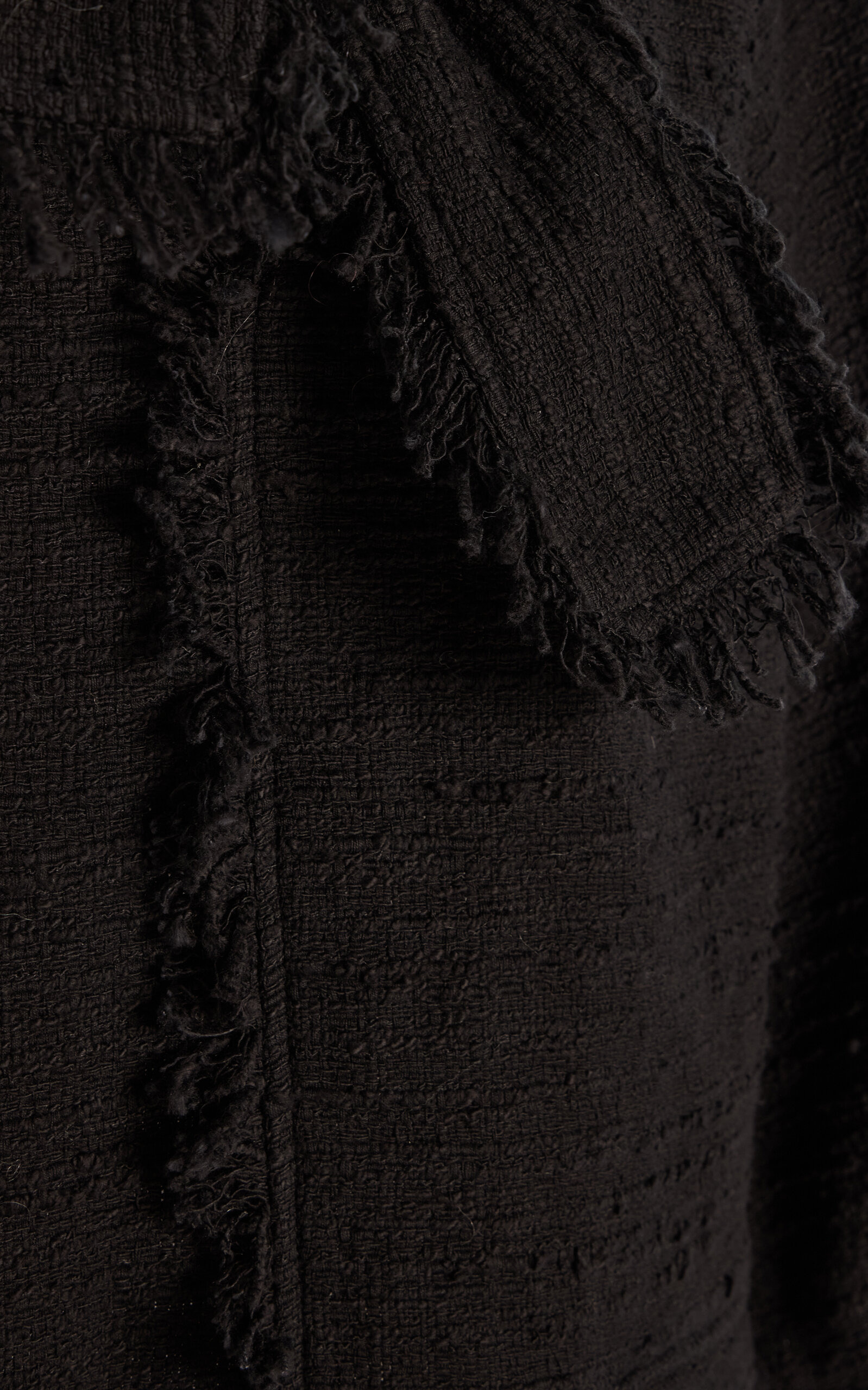 Diana Fringed Cotton Top black - 3