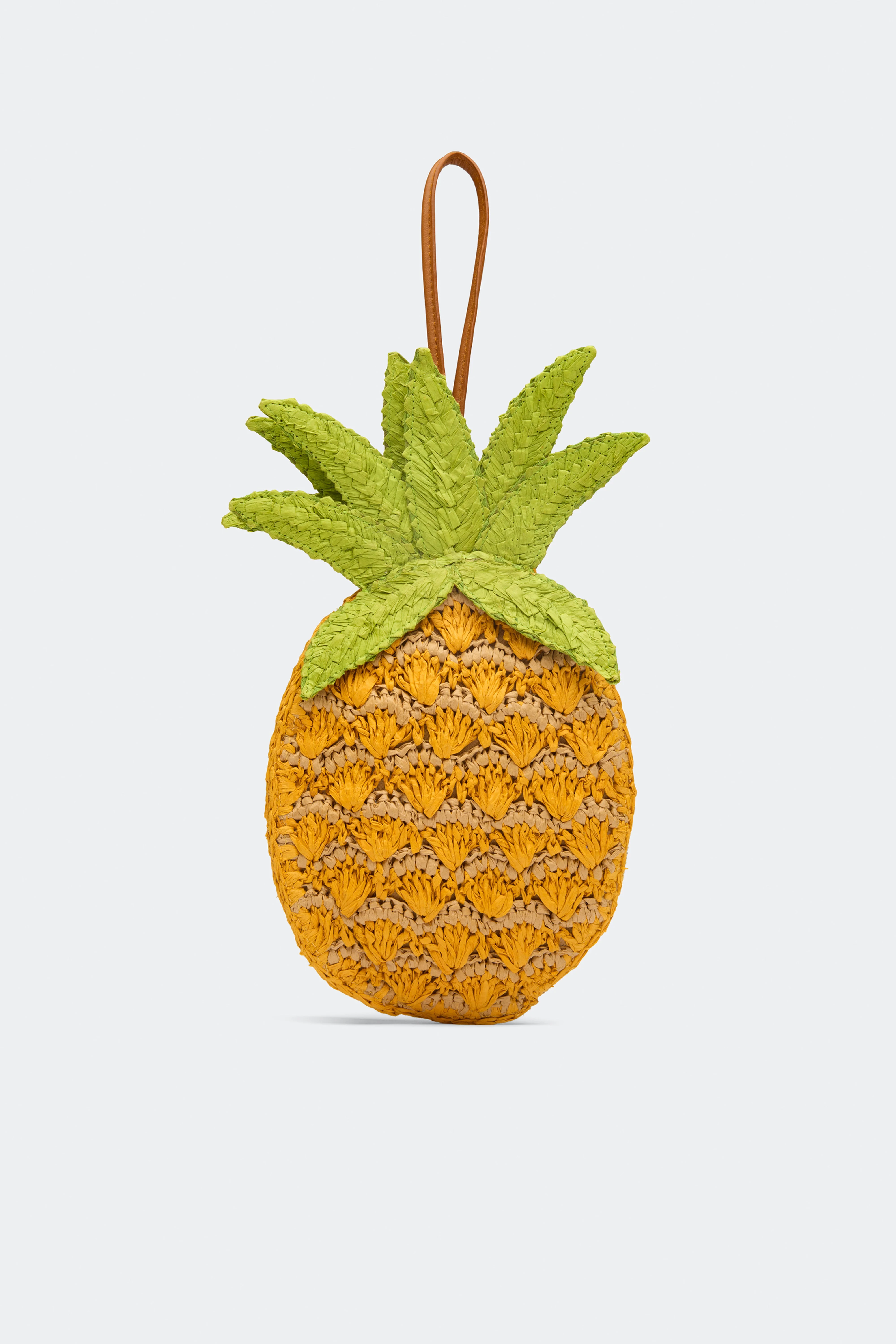 Pineapple Wristlet In Yellow Multi - 1
