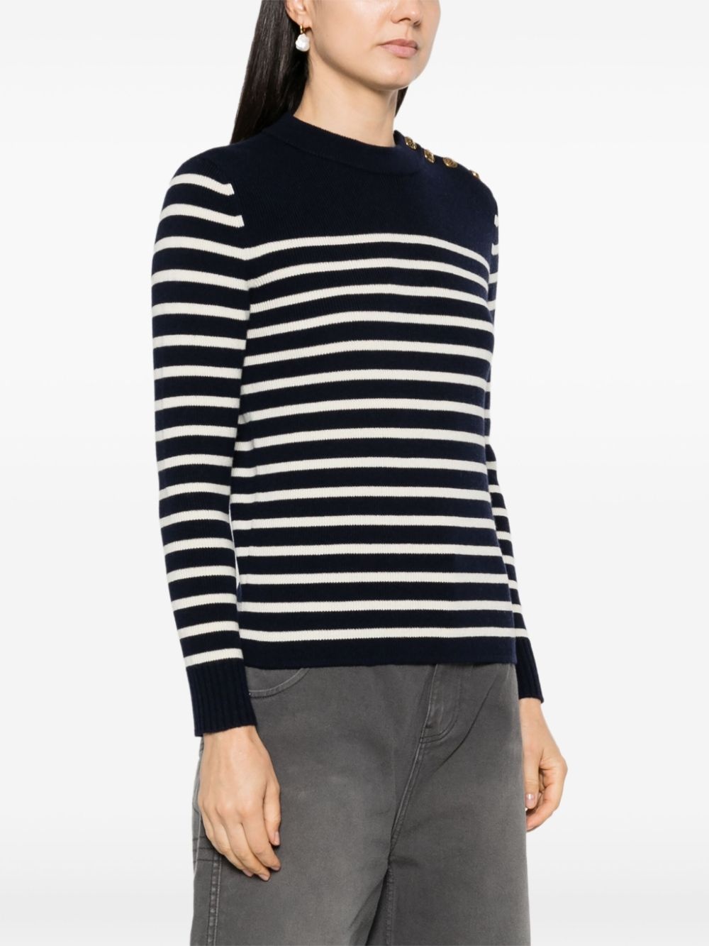 striped sweater - 3