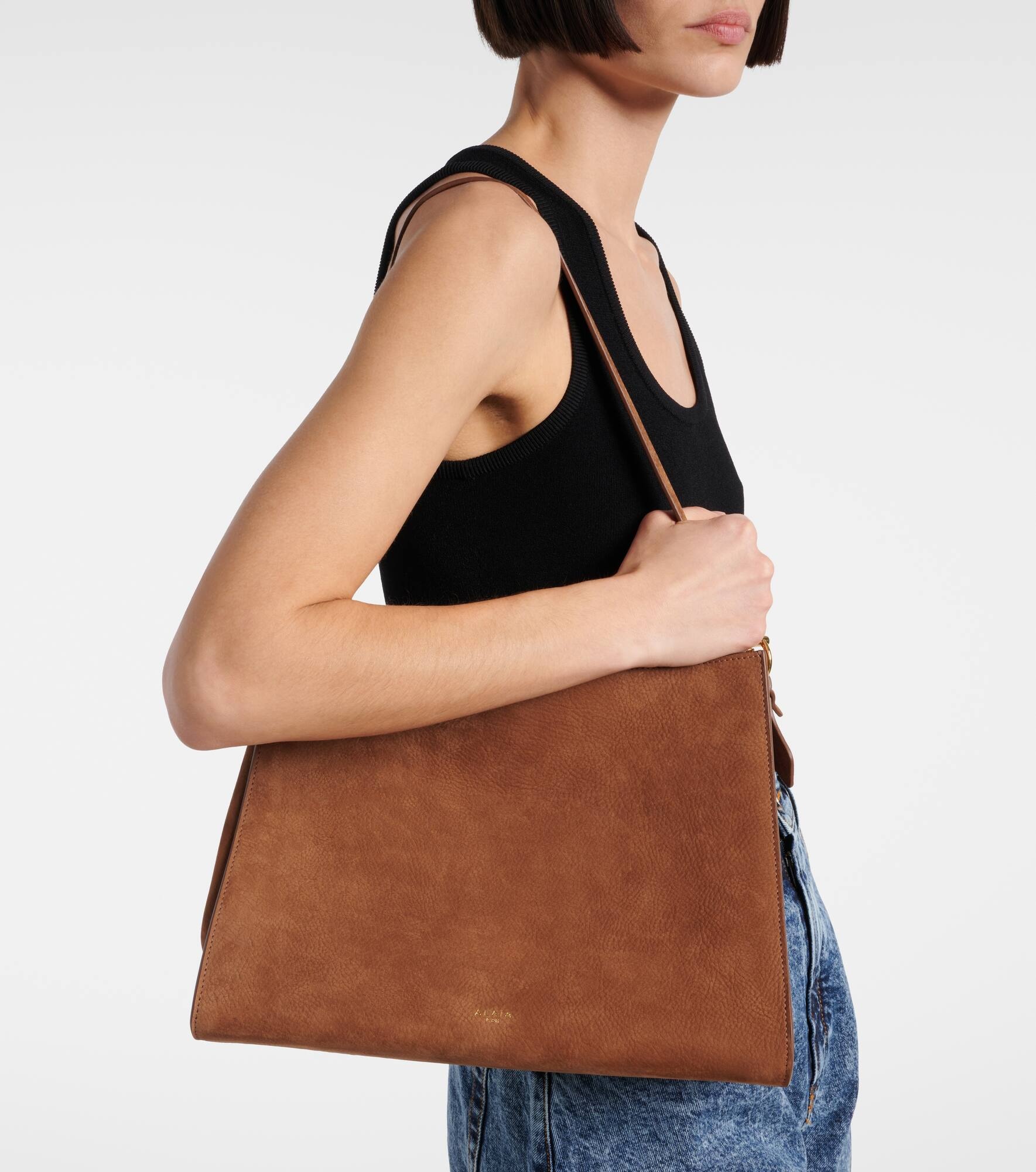 Le Click Medium suede shoulder bag - 2