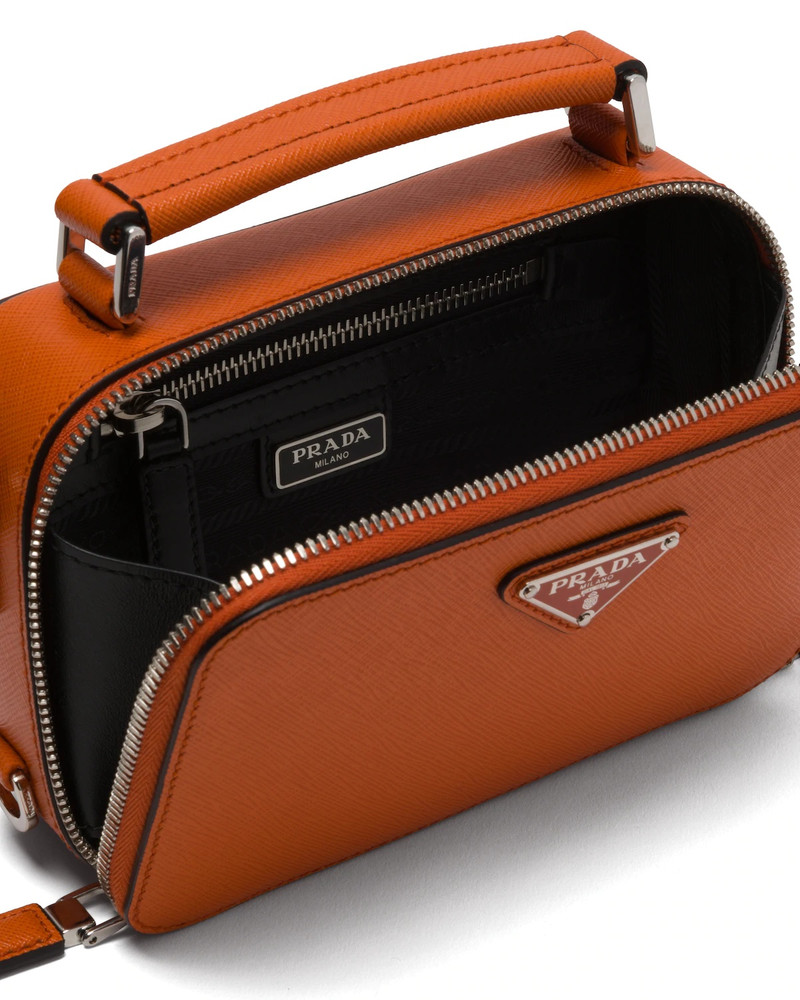 Prada Brique Saffiano Leather Cross-Body Bag 5