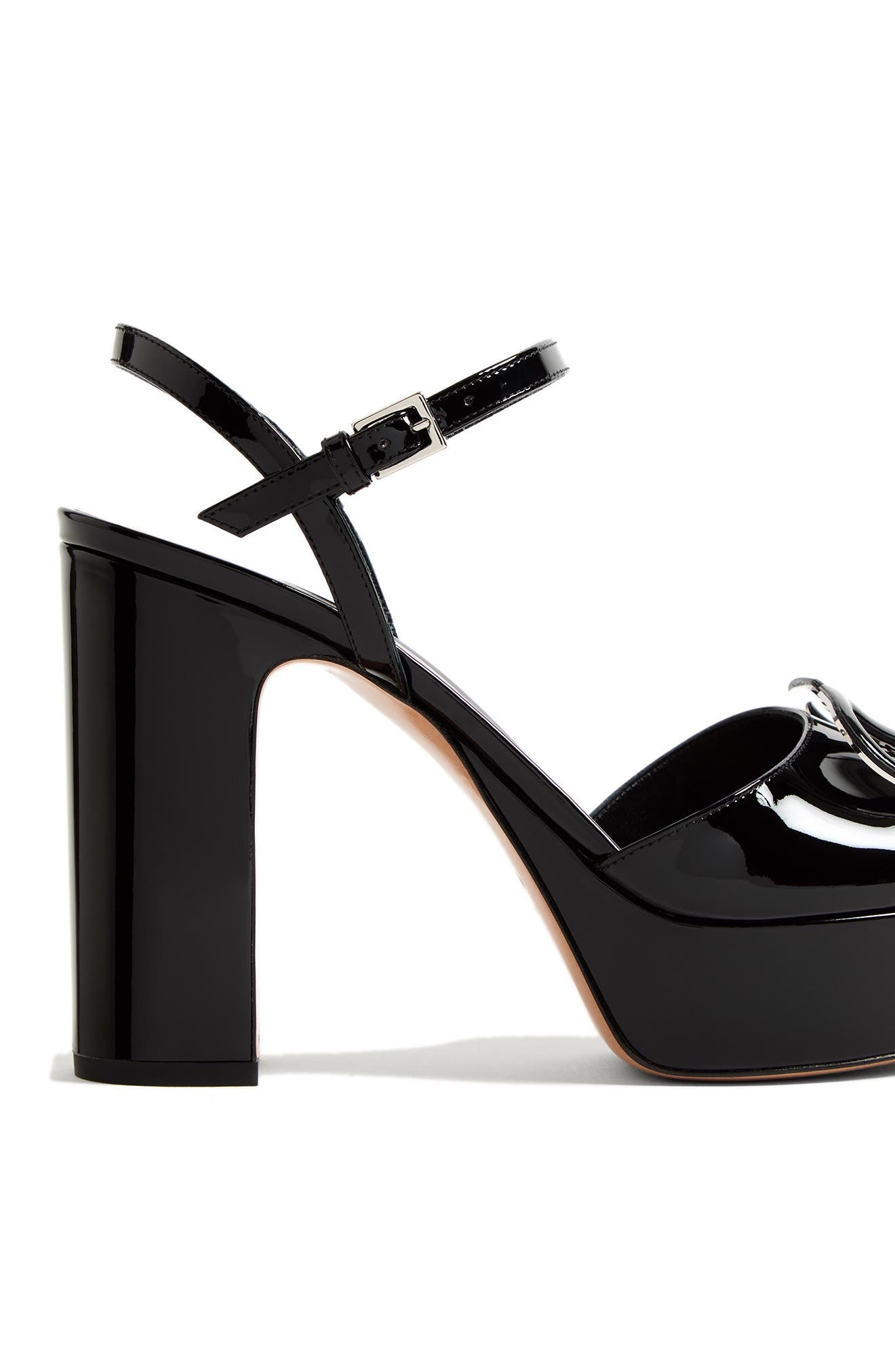 Valentino Garavani VLOGO Signature Platform Sandal in Black at Nordstrom - 7
