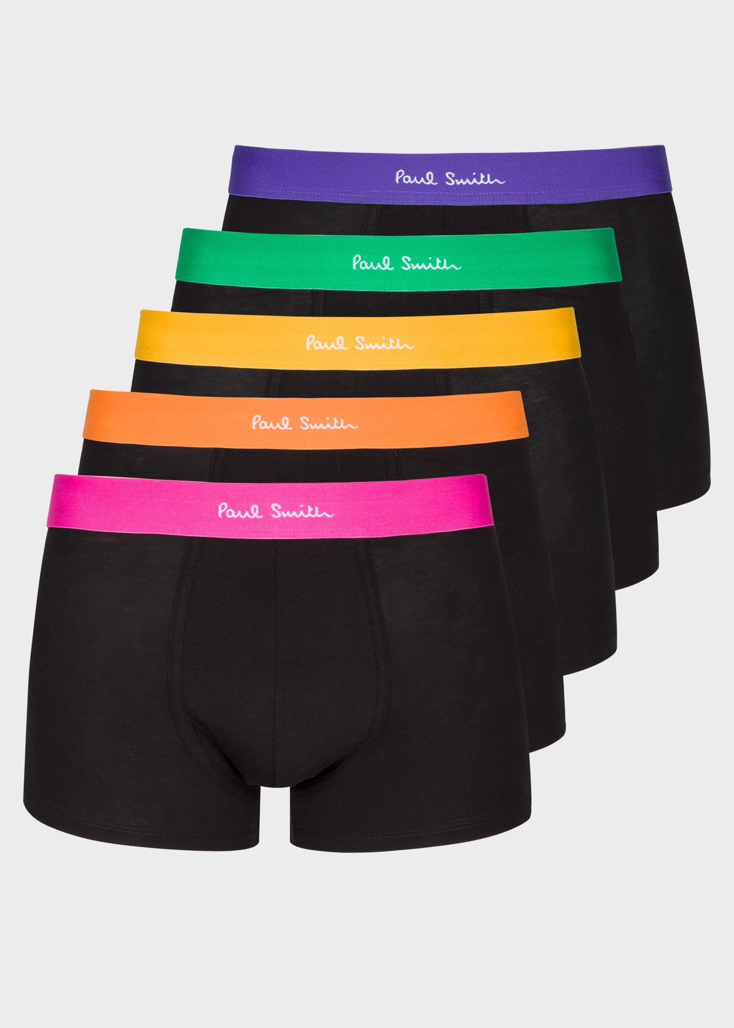 Black Boxer Briefs Five Pack - 1