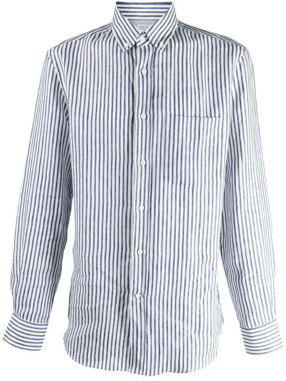 striped longsleeved shirt - 1