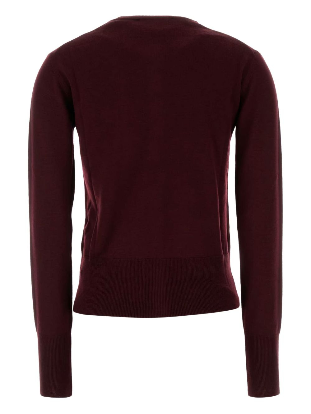 orb-embellished virgin-wool cardigan - 2