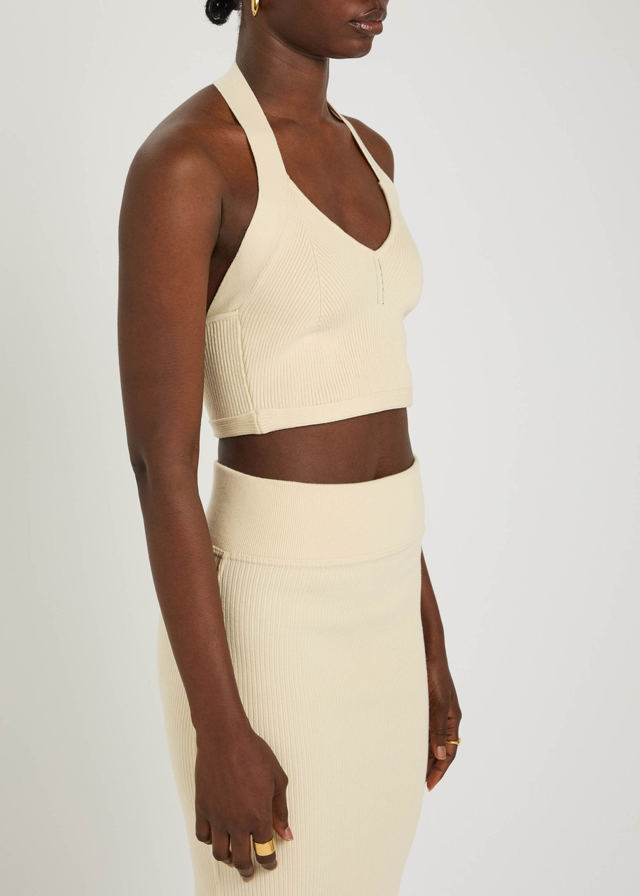 Wardrobe.nyc Ribbed Knit Crop top - 3