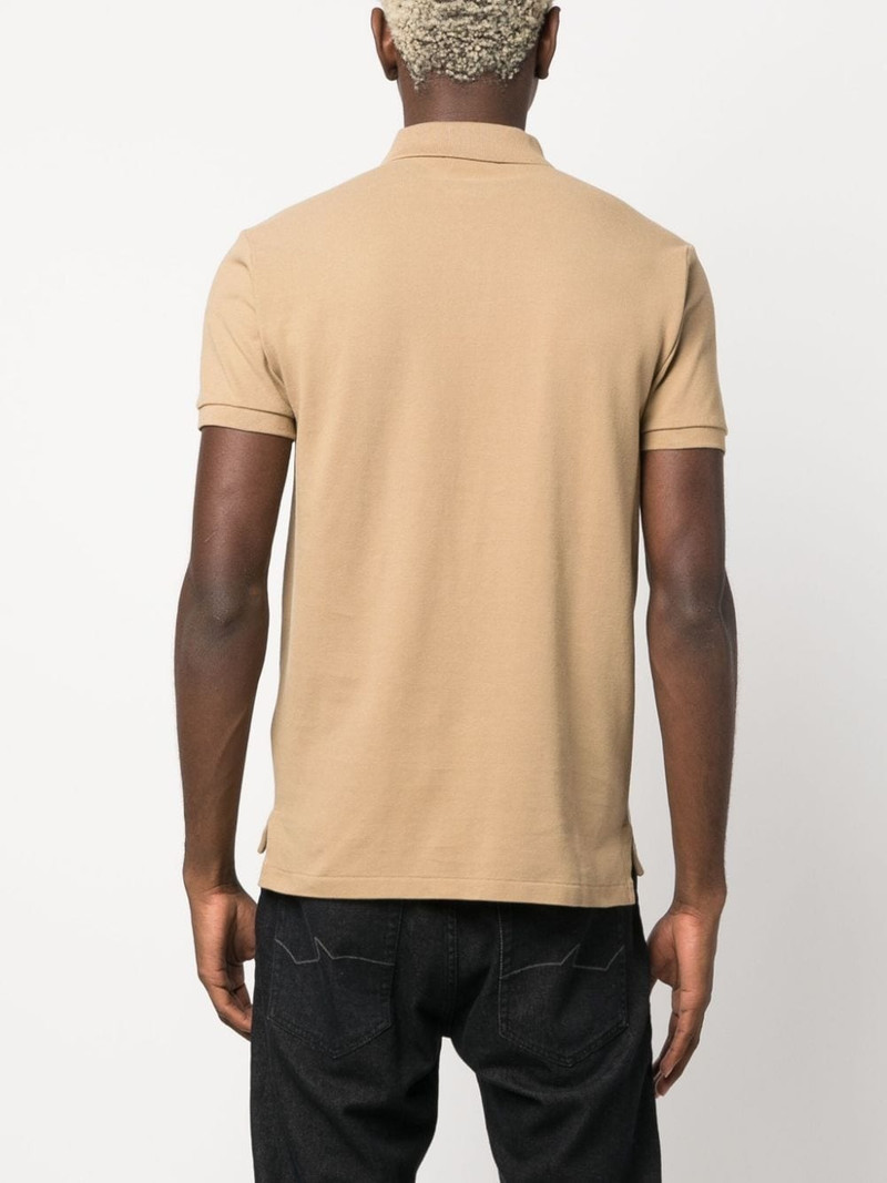 logo-embroidered short-sleeve polo 4
